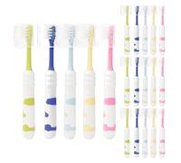 Lomgwumy Spazzolini Da Denti Per Bambini, 5 Colori, Con Custodia A Forma Di Nuvoletta, Setole Morbide, Adatti Per La Casa, L'ospitalità E I Viaggi (50)