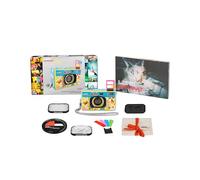 Lomography LomoApparat - Videocamera grandangolare da 35 mm Fluffy Omelet Edition, Flash integrato e filtri colorati, obiettivo caleidoscopio, obiettivo close-up, splitzer, esposizione multipla, lunga