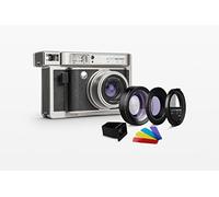 Lomography Lomo'Instant Wide - Fotocamera e obiettivi Monte Carlo Pelle Nero