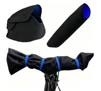 lomonmen Set di 3 coperture universali per batteria, motore e manubrio, adatte per Bosch, Shimano, Brose, Yamaha, protegge da pioggia, spruzzi d'acqua e sporco