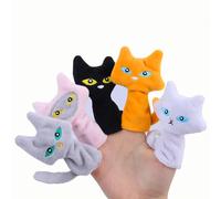 LOMTRATS 2024 Marionette da dito, graziose marionette da dito morbide per la prima educazione, divertente, favole della buonanotte, giocattoli innovativi, regali per bambini.