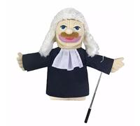 LOMTRATS Burattini teatrali per bambini,include insegnante,poliziotto,pirata,detective,ecc.con bocche aperte mobili,perfetti per raccontare storie,insegnare,regali per festival,1 pezzo con joystick
