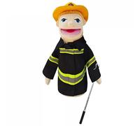 LOMTRATS Burattini teatrali per bambini,include insegnante,poliziotto,pirata,detective,ecc.con bocche aperte mobili,perfetti per raccontare storie,insegnare,regali per festival,1 pezzo con joystick