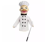 LOMTRATS Burattini teatrali per bambini,include insegnante,poliziotto,pirata,detective,ecc.con bocche aperte mobili,perfetti per raccontare storie,insegnare,regali per festival,1 pezzo con joystick