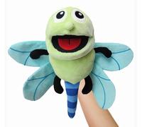 LOMTRATS Marionette a Mano con Insetti per Bambini, Include Api, Farfalle, Libellule, Ecc. con Bocca Aperta Mobile, Perfetto per Raccontare storie, Insegnare, Scuola Materna, Regali di Compleanno