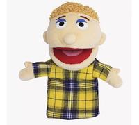 LOMTRATS Marionette a mano per bambini,Include nonno,nonna,papà,mamma,figlia,figlio con bocche aperte mobili,perfette per raccontare storie,insegnare,regali di compleanno,1Pcs
