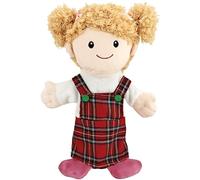 LOMTRATS Marionette a mano per bambini,Include nonno,nonna,papà,mamma,figlia,figlio con bocche aperte mobili,perfette per raccontare storie,insegnare,regali di compleanno,1Pcs