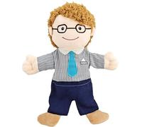 LOMTRATS Marionette a mano per bambini,Include nonno,nonna,papà,mamma,figlia,figlio con bocche aperte mobili,perfette per raccontare storie,insegnare,regali di compleanno,1Pcs