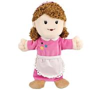 LOMTRATS Marionette a mano per bambini,Include nonno,nonna,papà,mamma,figlia,figlio con bocche aperte mobili,perfette per raccontare storie,insegnare,regali di compleanno,1Pcs