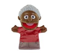 LOMTRATS Marionette a mano per bambini,Include nonno,nonna,papà,mamma,figlia,figlio con bocche aperte mobili,perfette per raccontare storie,insegnare,regali di compleanno,1Pcs