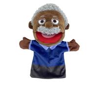 LOMTRATS Marionette a mano per bambini,Include nonno,nonna,papà,mamma,figlia,figlio con bocche aperte mobili,perfette per raccontare storie,insegnare,regali di compleanno,1Pcs