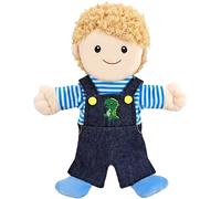 LOMTRATS Marionette a mano per bambini,Include nonno,nonna,papà,mamma,figlia,figlio con bocche aperte mobili,perfette per raccontare storie,insegnare,regali di compleanno,1Pcs