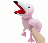 LOMTRATS Marionette a mano per uccelli per bambini,include pappagalli, pavoni, ecc. Con bocche aperte mobili, perfette per raccontare storie, insegnare, scuola materna, regali di compleanno