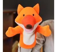 LOMTRATS Marionette per bambini, neonato contiene lupo, tigre, leone, scimmia e bocche aperte mobili, perfette per narrativa, insegnamento, in età prescolare e come regalo di compleanno