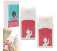 LOMUG 2 pezzi per riparare la vernice da parete, colore bianco, 100 ml, spazzola a rullo per la riparazione della parete, stucco bianco, intonaco per interni per la pittura della parete, rivestimento