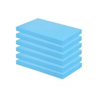 LOMUG 6 pezzi Pannello in schiuma rigida, pannello per il bricolage modello in poliuretano espanso fai da te, pannello in schiuma rigida fatto a mano per la modellazione del paesaggio (30x20x2 cm)