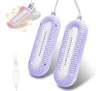 LOMUG Asciuga scarpiera elettrico, scaldascarpe con timer, scaldascarpe antibatterico, asciuga scarpe elettrico per scarpe per asciugare ed eliminare gli odori