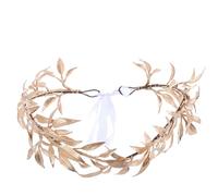 LOMUG Corona d'alloro greca d'oro - Fascia Reale Con Foglie Della Divinità, Elfo Maturo Per Adulti Regine, Rinascimento, Halloween, Costume cosplay