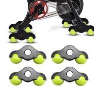 LOMUG Rocker Plate Feet, adattatore per allenamento indoor Cycling Snap Rocker Feet, accessorio per cyclette, piedini da tennis, adattatore per piedi per Wahoo Kickr Core (4 rulli trainer, 8 palline