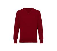 Lona Scott Maglione Uomo Cashmere, Scollo V Marrone S