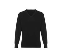 Lona Scott Maglione Uomo Cashmere, Scollo V Nero L