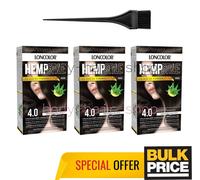 Loncolor Expert Hempstyle 4.0 Medium Chestnut Hair Color Cream Warm Tone Conf...