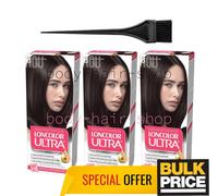 Loncolor Ultra 3 Dark Chestnut Hair Color Cream Rich-Looking Deep Classic...
