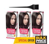 Loncolor Ultra 3 Dark Chestnut Hair Color Cream Rich-Looking Deep Classic con...