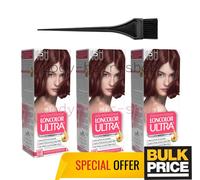 Loncolor Ultra 6.5 Ruby Hair Color Cream Rich Elegant Red Pigment & Shine Con...