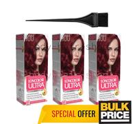 Loncolor Ultra 6 Tiziano Rosso Hair Color Cream Vibrant Rame Red Pigment...