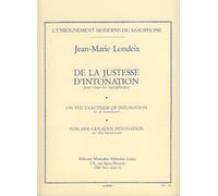 LONDEIX - De la Justesse de Intonation para todos los Saxofones