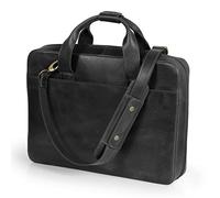 Londo Borsa a Tracolla in Vera Pelle - Eleganza Professionale per Gli Appassionati di Tecnologia
