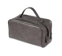 Londo Borsa da Viaggio in Vera Pelle con Due Scomparti - Unisex