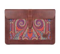 LONDO Custodia in Pelle Compatibile con MacBook Pro 14 & Air 13-13.3 Pollici (M5, M4, M3, M2, M1, Pro, Max) & iPad Pro 12.9, Borsa Laptop in Pregiata Pelle Pieno Fiore, Brown, Modelli dal 2020 al 2026