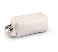 Londo Custodia in pelle per cosmetici e orologi da viaggio. Alta qualità, elegante e durevole, organizer protettivo per articoli da toeletta e accessori versatili, bianco, Custodia per cosmetici in