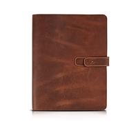 Londo Custodia in Vera Pelle per Tablet per iPad Air 11 Pollici, iPad Pro 11 e iPad - Case con Due Scomparti per Carte e Portapenne/Apple Pencil in Pelle