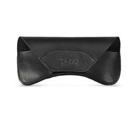 Londo Custodia per Occhiali in Vera Pelle con Chiusura a Scatto Magnetica - Unisex