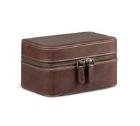 Londo Kensley - Cofanetto per orologi in vera pelle, protettivo, elegante, elegante, da collezione, organizer per orologi da polso di lusso da uomo e da donna (marrone)