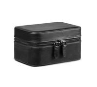 Londo Kensley - Scatola per orologi in vera pelle, protettiva, elegante, elegante, da collezione, organizer per orologi da polso di lusso da uomo e donna, colore: nero