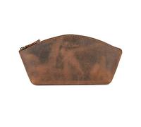 LONDO Pochette Multiuso in Vera Pelle a forma di Bachetta, Borsa per cosmetica trucco - Unisex