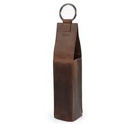 Londo Portabottiglia di Vino in Vera Pelle - Elegante e Resistente Porta Vino per Viaggi, Picnic e Regali