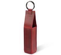 Londo Portabottiglia di Vino in Vera Pelle - Elegante e Resistente Porta Vino per Viaggi, Picnic e Regali