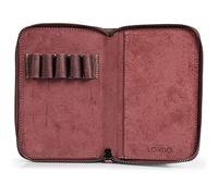 Londo Portapenne in Pelle: Organizer per Diario, Penna Stilografica e Matite, con Cerniera, 17x12x3cm - Susina