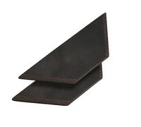 Londo Segnalibri in Vera Pelle (Set 2) - Fatto a Mano - Pelle Pieno Fiore - Elegante & Resistente - Marrone Chiaro