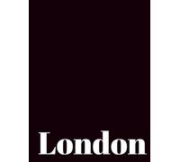 London: A Lined Guestbook & Decorative Coffee Table Book for Modern Home & Travel-Inspired Spaces Black Matte Edition
