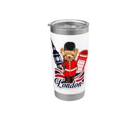 London Bear Guard Big Ben Red Phone Booth Union Jack UK Bicchiere termico in acciaio inox doppia parete