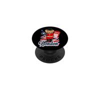 London Bear Guard Big Ben Red Phone Booth Union Jack UK PopSockets PopGrip Adesivo