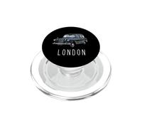 London Black Cab - Maglietta vintage souvenir di viaggio PopSockets PopGrip per MagSafe