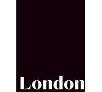 London: Black Matte Airbnb Guest book London Coffee Table Book