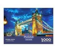 London Bridge Night Pezzi Cartone Resistenti Aiuta A Migliorare Focus, Capacità Di Problem Solving E Coordinazione Occhio-mano 52x38cm/1000pcs